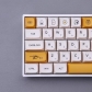 Honey Milk 104+36 XDA profile Keycap Set Cherry MX PBT Dye-subbed for Mechanical Gaming Keyboard English / Japanese